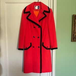 Incredible 1960’s LILLI ANN red coat